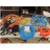 Image 1 : Lot of Extension Cords - Several Heavy Duty, Noma Cord Caddy, Interior Car Warmer