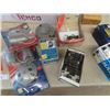 Image 5 : 5 Sylvania Flood Lights, Misc. Breakers, Weatherproof Security Lights- New, Covers, Plug Box plus mo