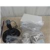 Image 5 : Box of Computer Related Items; Books, Altec Speakers, Sub Woofer, Microsoft Joy Stick