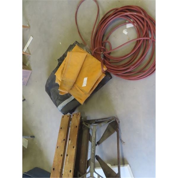 B+D Workmate, 3 Tarps, 50' Air hose