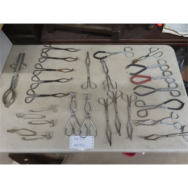 26 Misc. Laboratory Tongs