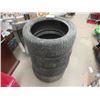 Image 1 : Set of 4 GT Radial Winter Tires 215 / 45 R17 -good tread