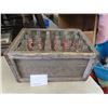 Image 1 : Wooden Crate with 24 Pop Bottles - most Dr. Pepper