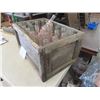 Image 3 : Wooden Crate with 24 Pop Bottles - most Dr. Pepper