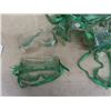 Image 2 : 50 Pair Rubber Goggles - Green + Clear
