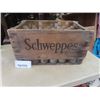 Image 1 : Wooden Schweppes Crate with 29 Royal Crown Cola Bottles ; 8oz + 10oz