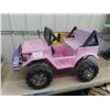 Image 1 : Children's' Pink Riding Car - NOT Tested