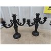 Image 2 : 4 Black Candelabras