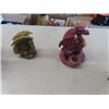 Image 4 : Lot of Dragon Statues + Wizard - Plastic & Resin