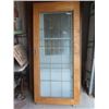 Image 4 : Sliding Pocket Door with Glass 36" x 80"