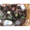 Image 5 : Huge Basket of Beer Bottles , Flat of Old Beer Tins