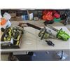 Image 1 : Pioneer 1200 & Poulan Super 250A Chainsaws with Pioneer Chainsaw Parts & Sears Weed Trimmer Attachme