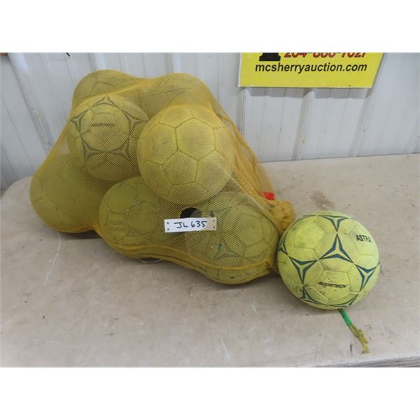 Bag of 10 Soccer Balls