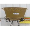 Image 3 : Wrought Iron Plant Stand? Planter 31" Tall