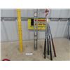 Image 4 : T-Square, Metal Powerfist 4' Level, Assorted Golf Clubs - Rh 1, Vehicle Club