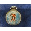 Image 2 : Vintage Westclox Pocket Watch with Hockey Player - Looks Like Montreal Canadians - Works