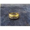 Image 2 : Men's 10K Gold + Diamond Ring Sz 11 - 3.75g Total Weight