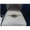 Image 2 : Beautiful 14K Gold + Diamond Ladies Ring Sz 9 - 2.26g Total Weight