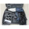 Image 1 : Mastercraft Electric  1/2" Impact Gun 7.5 Amp in Case with 4 Sockets - Tested-Working