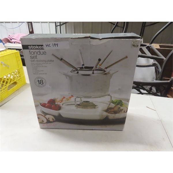 Stokes 18pc Fondu Set - New in Box