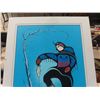 Image 2 : Vintage Archie Beaulieu 1984 Original Silk Screen with Mat -NWT First Nations Artist 26" x 35" ' Mid