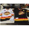 Image 1 : 2 Vintage Vancouver Canucks Hockey Jerseys: Trevor Linden Sz Med + Pavel Bure Sz XL