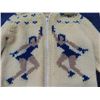 Image 2 : Vintage Mary Maxim Knit Sweater Figure Skating - Seems Like Youth Sz SM