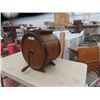 Image 2 : Antique Round Wooden Butter Churn 11" x 15" x 17"