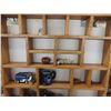 Image 3 : Display Cabinet with Assorted Knick Knacks; Maple Leaf's Zamboni, Duck Figurines plus more 2" x 16" 