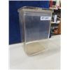 Image 2 : Old Battery  Glass Jar with Lid 8" x 9" x 13"