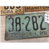 Image 2 : 3 MB License Plates ;(2) 1927, 1) 1928