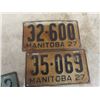 Image 3 : 3 MB License Plates ;(2) 1927, 1) 1928