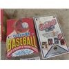 Image 2 : 4 Boxes - 3 Factory Sealed - Baseball Cards- 1 Box Open but Cards are Sealed in Packages 1991 Upper 