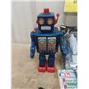 Image 2 : Tin Battery Robot,  X Files Figure, 3 TYs in Packaging, Cat Superhero Figure, Comics & Various Toy F