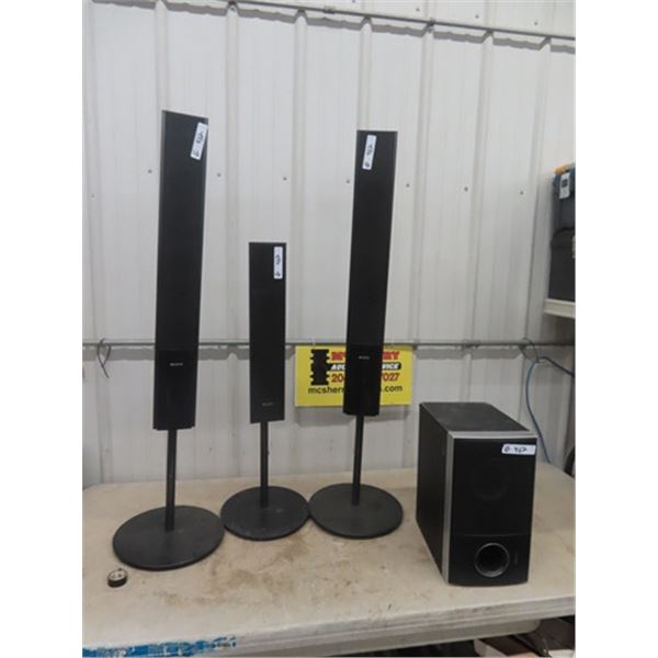 Sony Model SS-WS 74 (5) Speaker Set ( one found after pics taken )