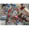 Image 2 : Huge Lot of Christmas Decor; Ribbon, Santa Figure Christmas Craft Supplies