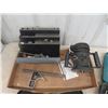 Image 2 : Mastercraft Multi Tool Kit with Extra Shelf of Bits, Makita Cordless in Metal Case, B+D Router