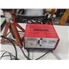 Image 2 : Motomaster Battery Charger, 2 Jack Stands, 12V Air Compressor, 20 Ton Bottle Jack