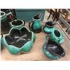 Image 2 : 15pcs of Blue Mountain Pottery ; Mugs, Creamers, Ashtrays, Candle Holder