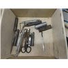 Image 2 : Misc. Tool Lot ; Taps, Drill Bits, Punches, Glass Cutters, Drafting Tool Set plus more