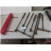 Image 1 : 7 Old Auger Bits + Metal Glove Dispenser