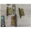 Image 3 : Old Heavy Brass Door Hardware, Hinges & Plates