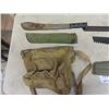 Image 2 : 2 Machetes, Canvas Bag, Canvas Knife Bag, Hand Saw