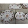 Image 2 : 48pcs Royal Albert Petti Point Place Setting; Tea Pot, Cream + Sugar, 5 Trays, Cups + Saucers, Plate