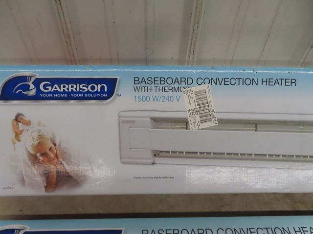 Garrison 1500W & 1000W Baseboard Heaters, Hard Wire Installation - Both ...