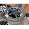 Image 2 : 4 ASSORTED VEHICLE TIRES ON ALLOY RIMS