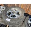 Image 2 : 4 ASSORTED VEHICLE TIRES ON ALLOY RIMS