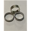 Image 2 : 3 Men's Wedding Bands- Stainless Steel??