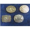 Image 2 : 11 Hesston National Finals Rodeo Belt Buckles 1982-89