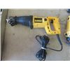 Image 2 : 3 DeWalt Power Tools; Drywall Drill + Cut Out Tool + Reciprocating Saw